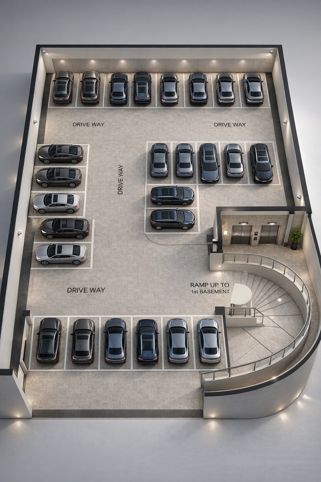 2nd Basement Floor Plan